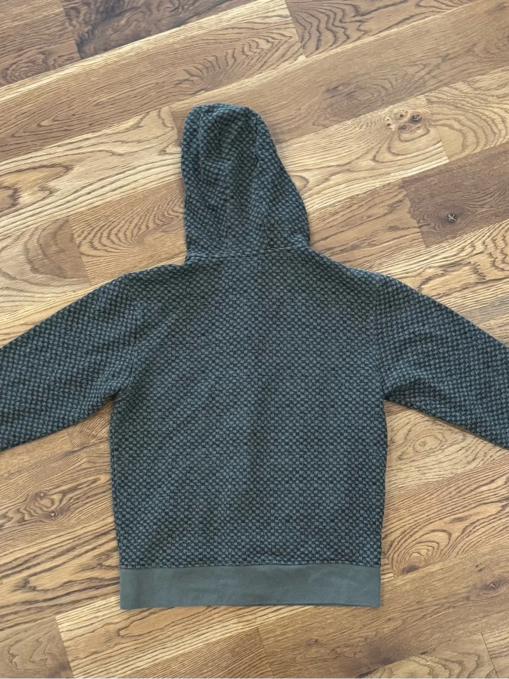 GAP Kids Monster Face Zip Hoodie - Dark Gray with Yellow Eyes
